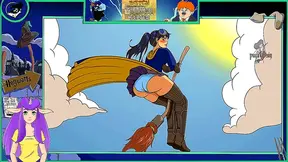 Busty Anime Witch Tempts Fate with Sensual Spellcasting Workout