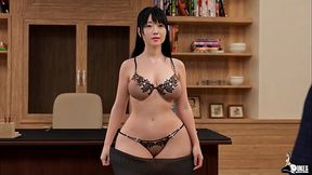 Hot thick Asian student seduces her BBC Professor