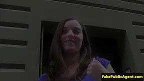 Pickedup euro amateur railed on the stairway