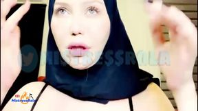 Armpit with Hijab Video Call Sex Virtual