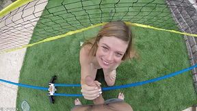 Sporty badminton player Mia Collins gets her tight body pounded in hot POV sex