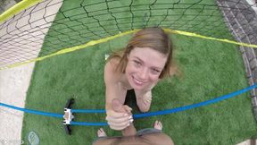 Sporty badminton player Mia Collins gets her tight body pounded in hot POV sex