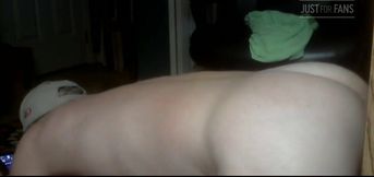 Huge Thrusting Dildo Fucking Me Balls Deep