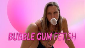 Bubble Gum Blowing Fetish and Chewing Gum Tease (HD)