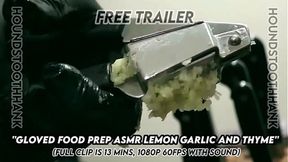 Gloved Kitchen Sensations: Lemon Garlic & Thyme