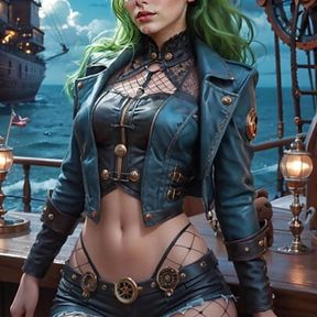 Steampunk Ai Girls Legal Age Pretty Pinups