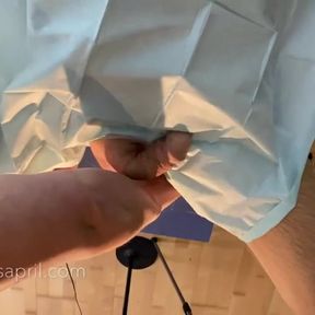 Dominatrix mistress April - clinical cock sewing