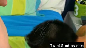 Naked guys But the youngster needs more than candy!