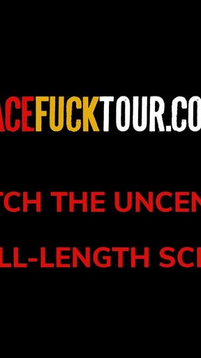 Face Fuck Tour - Blonde Slut Candee Licious Got Her Throat DESTROYED   Clip 1