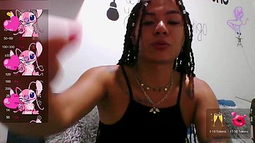 TS Angelique Monroe - Recorded video call with a fan