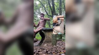 Black people liking themselves in the park