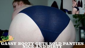 Gassy Booty Gets Sold Panties Nice And Dirty