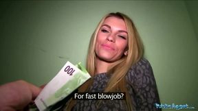 Leggy Ukranian girl with stunning smile fucked in POV