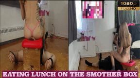 Eating Lunch On The Smother Box (With Silent Farts) - {HD 1080p}