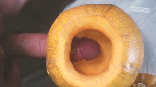 I fucked the slutty pumpkin on Halloween, including some dirty talk.