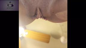 Ex-wife deepthroat and toy play; mutual fistplay and giant dildo action
