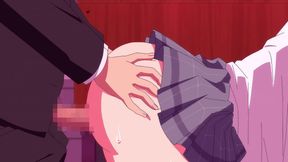 Guilty Hole 3 - Teacher Gives A Busty Girl In Glasses A Hentai Creampie In Class