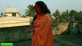 18yrs Tamil boy fucking two beautiful milf bhabhis together at Holi festival