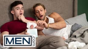 Dom King Eagerly Sucks Trevor Brookss Cock Before Giving Him A Deep Doggy Style Pounding