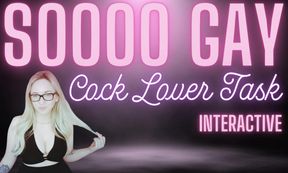 Sooo Gay, Cock Lover Task Interactive