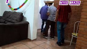 orgia na festa de arraial de sao joao 2024 com fernanda chocolate e nicole romanoff e joseph britadeira e o vagabundo e myke brazil