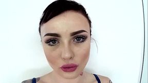 CHLOE CARTER Huge Cock POV Blowjob All The Way Down Deepthroat Facefuck and Cum Swallow - WoW! A