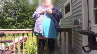 My neighbour annie watched me strip for her