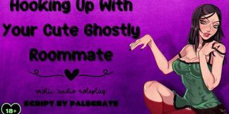 Asian ghost roommate gets fucked in missionary