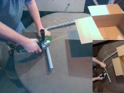 Raw dogging with my angle grinder