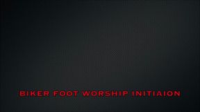 BIKER FOOT WORSHIP INITIATION