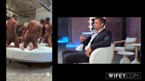 Bride Danielle Renae Gets Stretched Out In 5-bbc Gangbang While Hubby Watches