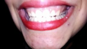 Show my mouth and teeth 3