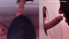 College Boy at the Gloryhole - and I Swallowed Every Drop