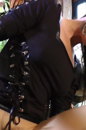 Brunette dominatrix wants ass orgasm!