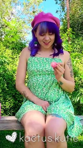 I Found the Kutest Little Mushroom