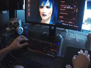 Brenna sparks cyberpunk parody