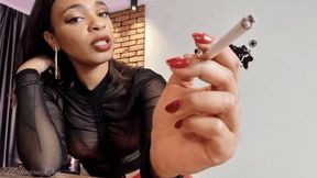 Smoking and Saliva Fetish POV | MAhoganyQen