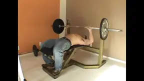 Aged beauty rides senior's small pecker after gym fun