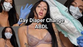 Gay Diaper Change ABDL