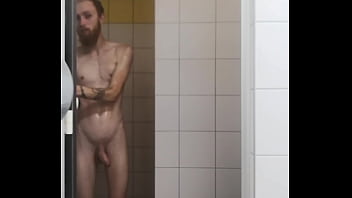 Naked in public shower