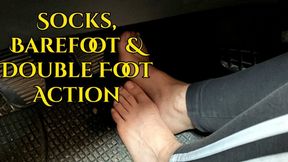 "Ultimate Pedal Pumping Domination – Socks, Barefoot & Double Foot Action!"