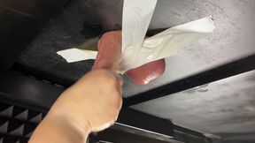 Duct-taped orbs lead to a massive load load in mouth