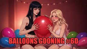Balloons Gooning #6D: Mistress Balloon Trance (Animated, Music, Text)