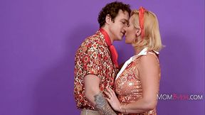 80s Sitcom Step Mom And Step Son Go Off Script And Bang On Air - Ryan Keely &mdash;  Jayden marcos