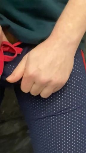 Jules' First Piss Desperation Challenge After Being Trained Many Times by His Flatmate Simon to Pee Himself, He Is Now Dared to