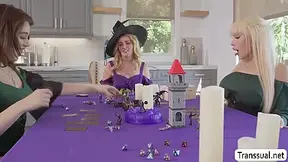 Sneaky Teen 18+ Coco Sucking Ts Cocks Under The Table