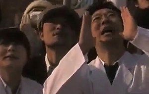 Giant japanese naked babe masturbates tentacle monster