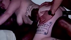 Hot DP with intense moans and wild orgasms
