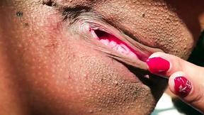 ”Watch this hot dancing Latin ride her fingers to a wild orgasm”