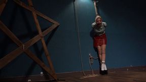 5372 Amber in Strappado in Socks